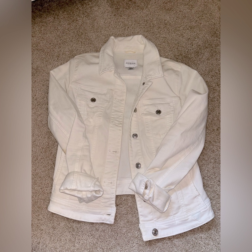 GUESS White Jean jacket